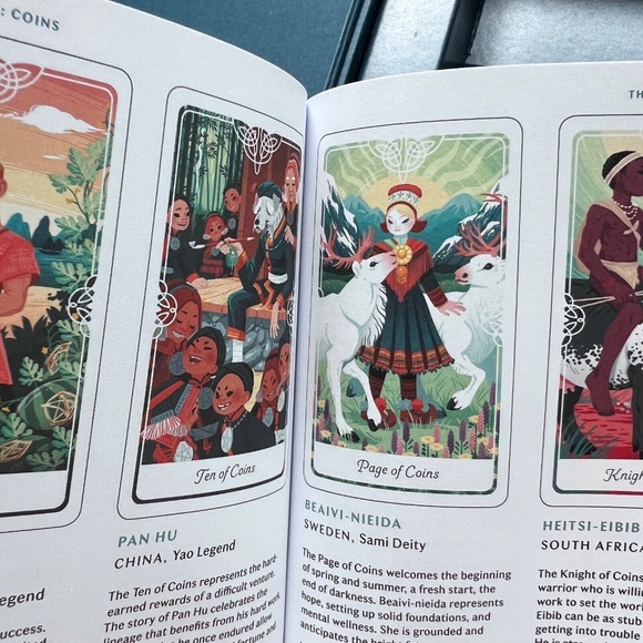 Tarot of the Divine A Deck and Guidebook Inspired by Fairy Tales Folklore 78 Pc - Picture 3 of 7